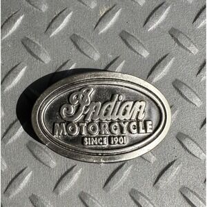 Vintage Indian Motorcycle Since 1901 Belt Buckle